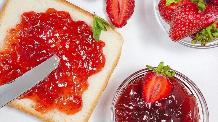 Strawberry Jam Toast