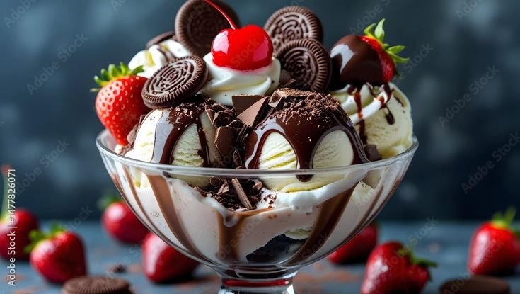 Chocolate Berry Sundae